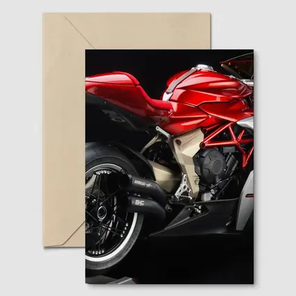 MV Agusta Superveloce Red Motorcycle Dark Background