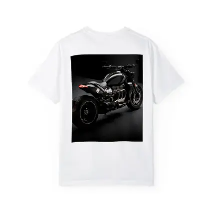 Triumph Rocket Motorcycle Dark Studio Background
