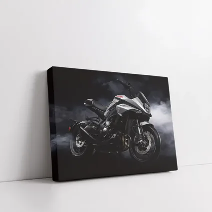 Suzuki Katana Motorcycle Dark Smoky Background