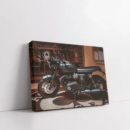 Triumph Bonneville Matte Black Ace Cafe