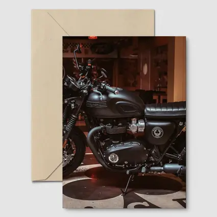 Triumph Bonneville Matte Black Ace Cafe