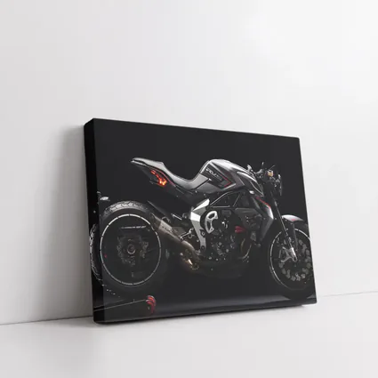 MV Agusta Naked Streetfighter Motorcycle Dark Background