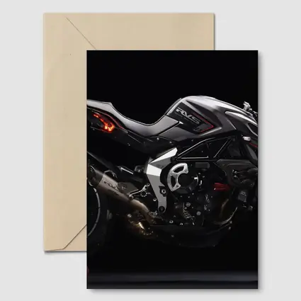 MV Agusta Naked Streetfighter Motorcycle Dark Background