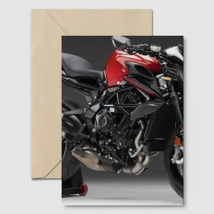 MV Agusta Brutale Red Naked Motorcycle Studio