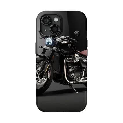 Triumph Bobber Black Motorcycle Dark Studio