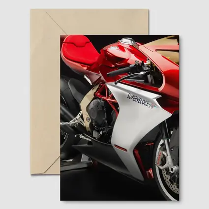 MV Agusta Superveloce Red White Studio