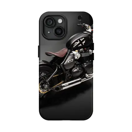 Triumph Bobber Black Motorcycle Dark Studio
