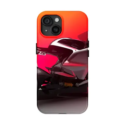 Red Sport Bike Concept Art Bold Background