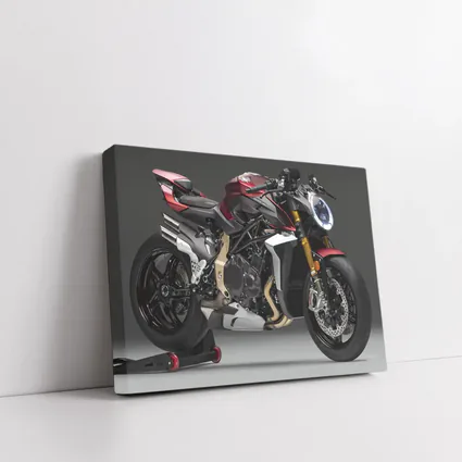 MV Agusta Brutale Red Naked Motorcycle Studio