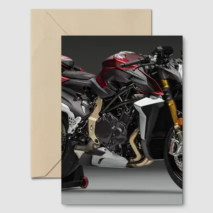 MV Agusta Brutale Red Naked Motorcycle Studio