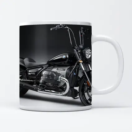 BMW R18 Black Cruiser Motorcycle Studio Shot