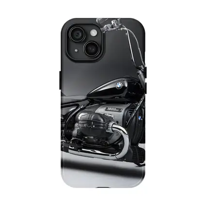 BMW R18 Black Cruiser Motorcycle Studio Shot