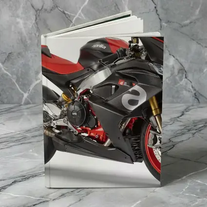 Aprilia Superbike Carbon Red White Background