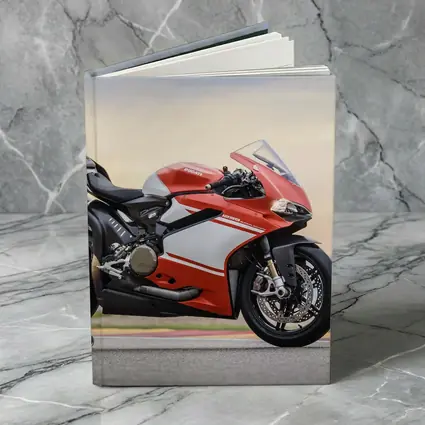 Ducati Superbike Red on Race Track