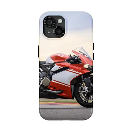 Ducati Superbike Red on Race Track