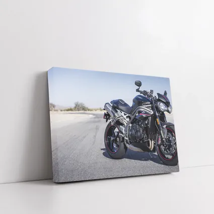 Triumph Street Triple on Open Track