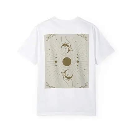 Celestial Hands Moon Sun Boho Gold Art
