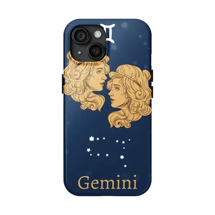 Gemini Zodiac Twin Women Navy Blue
