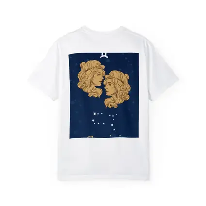 Gemini Zodiac Twin Women Navy Blue