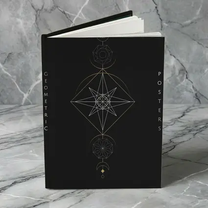Dark Geometric Sacred Mystical Star Symbol