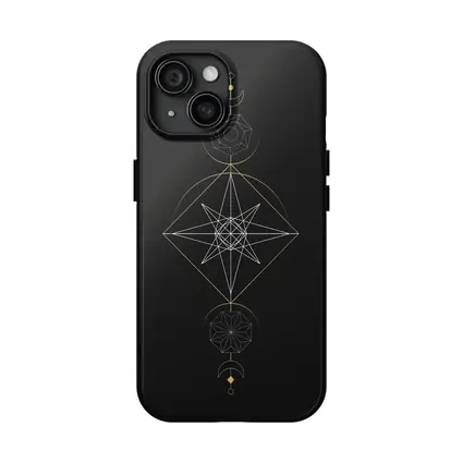 Dark Geometric Sacred Mystical Star Symbol
