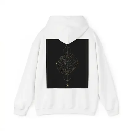 Geometric Unicorn Gold Celestial Moon Dark