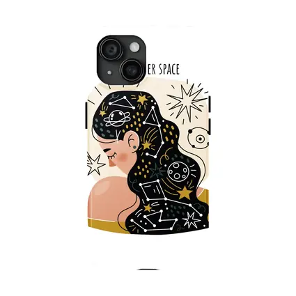 My Inner Space Woman Constellation Stars Art