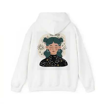 Space Inside Girl Celestial Constellation Art