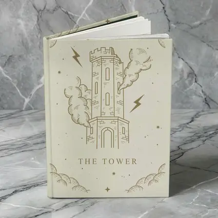 The Tower Tarot Card Mystical Illustration Art