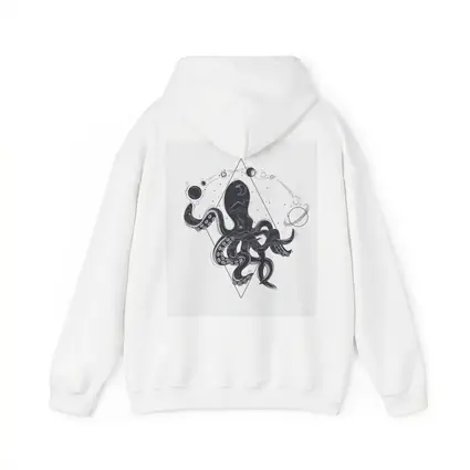 Cosmic Octopus Geometric Space Universe Art