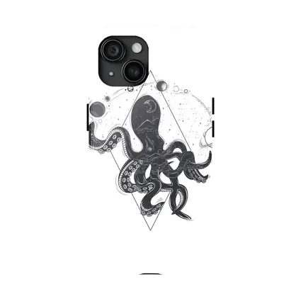 Cosmic Octopus Geometric Space Universe Art