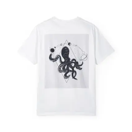 Cosmic Octopus Geometric Space Universe Art