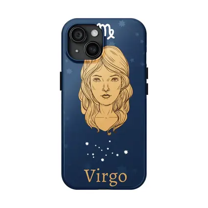 Virgo Zodiac Sign Woman Constellation Art