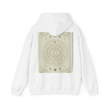 Gold Celestial Zodiac Wheel Mystical Art