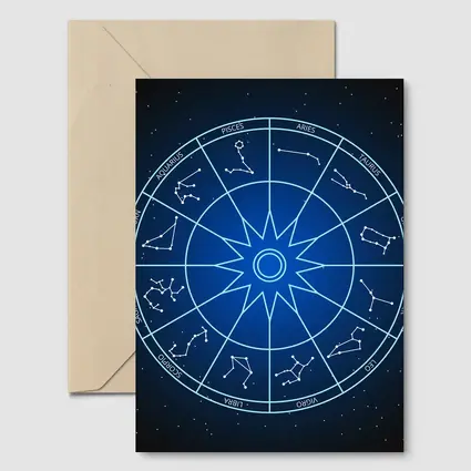 Zodiac Wheel All Signs Star Chart