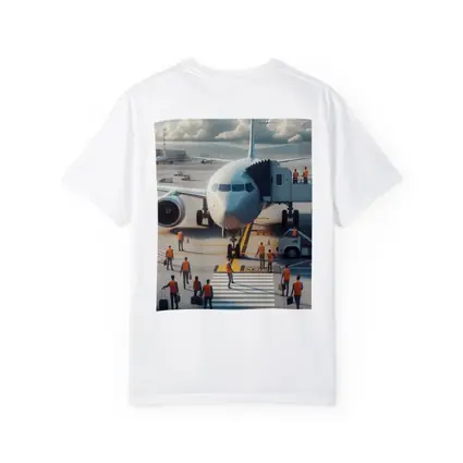 Commercial Airplane Ground Crew Airport Tarmac