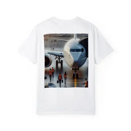 Commercial Airplane Ground Crew Airport Tarmac