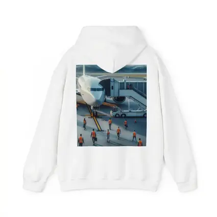 Commercial Airplane Ground Crew Airport Tarmac