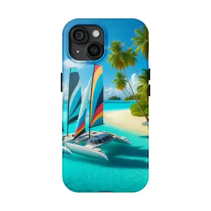 Catamaran Sailboat Tropical Island Crystal Waters