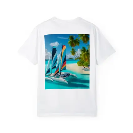 Catamaran Sailboat Tropical Island Crystal Waters