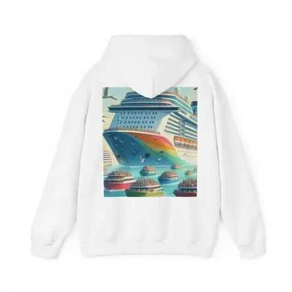 Cruise Ship Rainbow Hull Colorful Ferry Boats