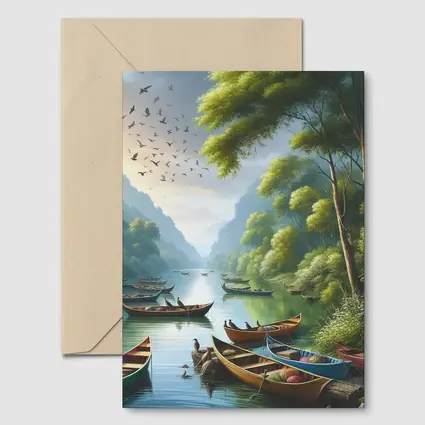 Wooden Boats on Green River Valley
