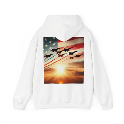 Fighter Jets American Flag Sunset Sky