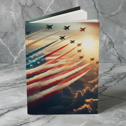 Fighter Jets American Flag Smoke Trail Sky
