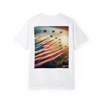 Fighter Jets American Flag Smoke Trail Sky