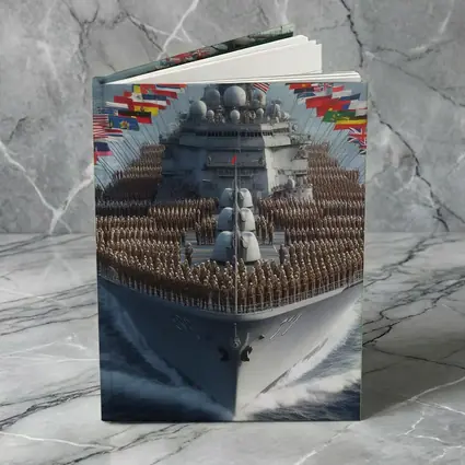 Military Warship Soldiers International Flags Ocean