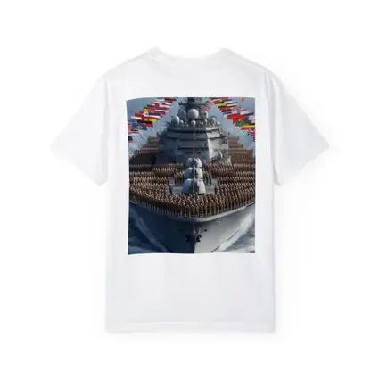 Military Warship Soldiers International Flags Ocean