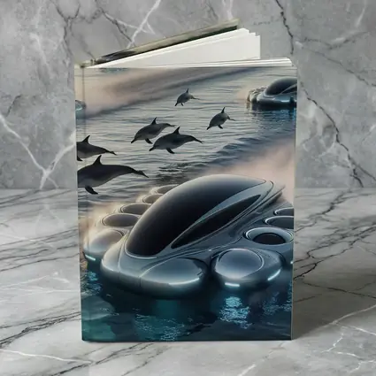 Futuristic Vehicles Dolphins Ocean Sci Fi