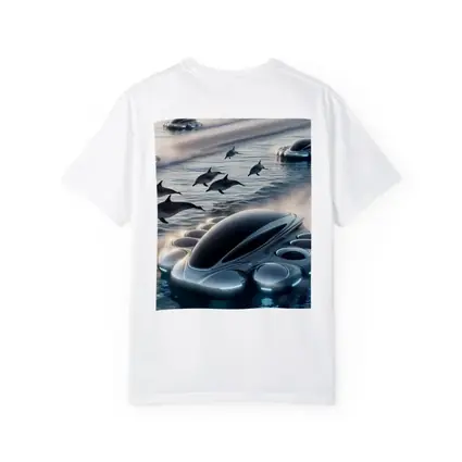Futuristic Vehicles Dolphins Ocean Sci Fi