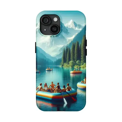 Mountain Lake Rafting Summer Outdoor Adventure